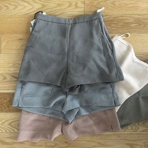Aritzia lochan short in Taupe 00 - NWT